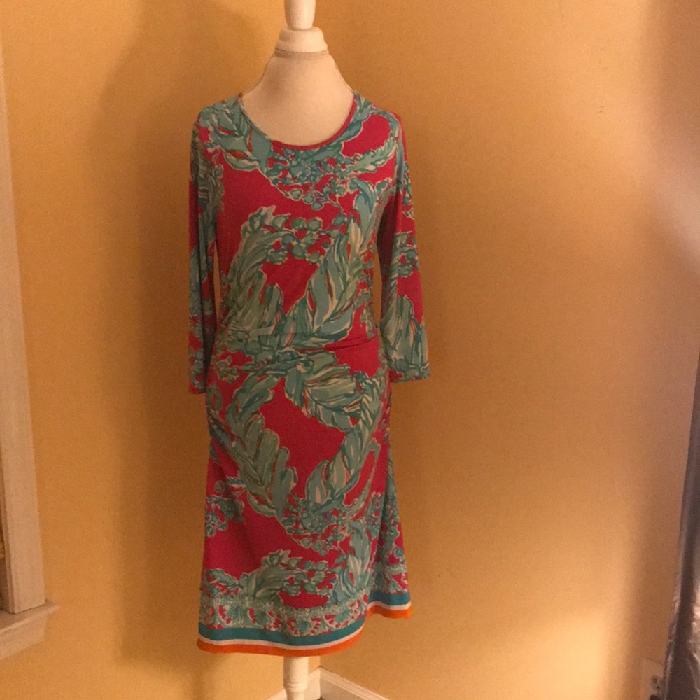 EUC 3/4 Length sleeve Lilly dress
